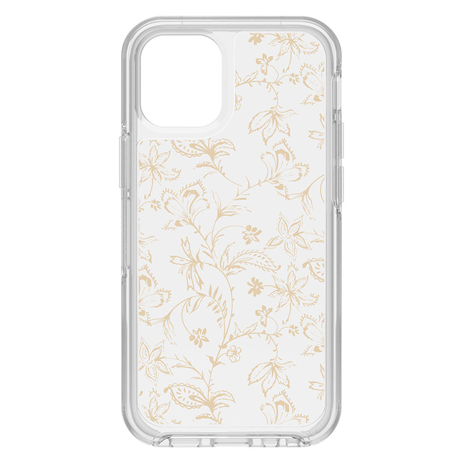 Otterbox - Symmetry Clear Protective Case Clear/Clearwallflower for iPhone 12 mini