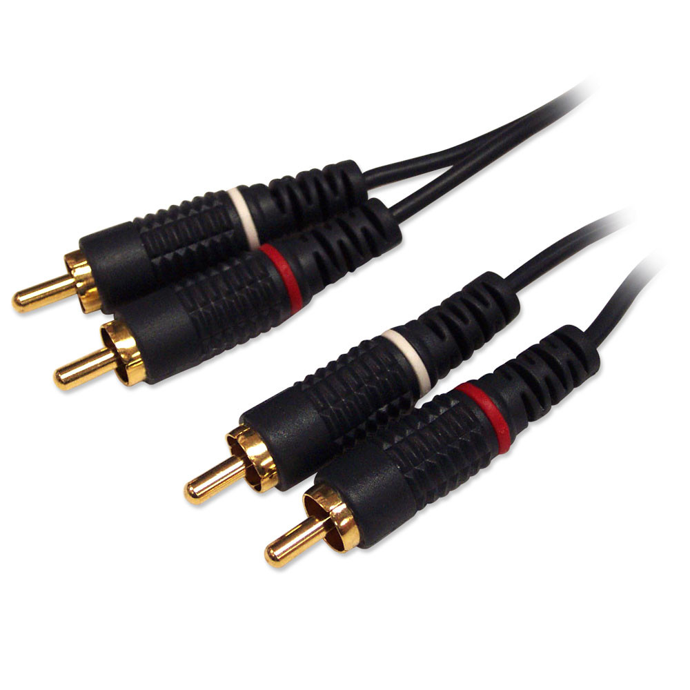 2RCA to RCA M/M Cable - 25ft