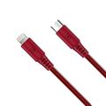 BRAIDED USB-C TO LIGHTNING CABLE 2M TEAL