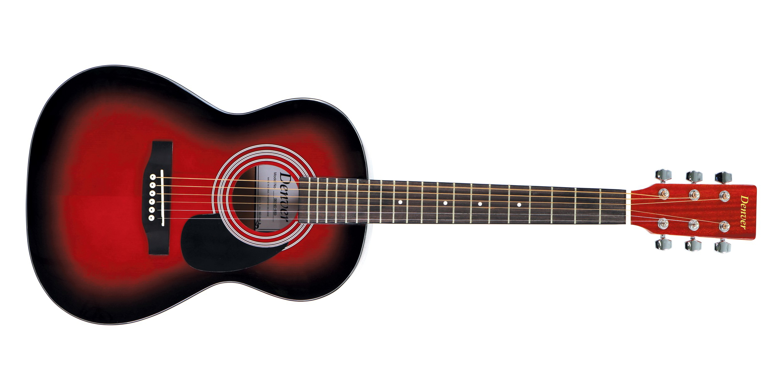 DENVER 3/4 SIZE STEEL STRING-RED