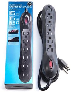 DEFEND BASIC 6 OUTLET SURGE PROTECTOR