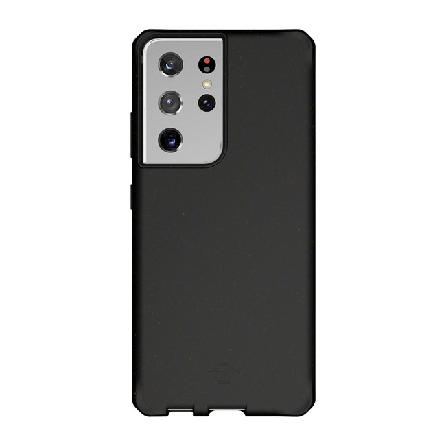 Feronia Bio - Terra DropSafe Biodegradable Case Black for Samsung Galaxy S21 Ultra - This Case Plants 1 Tree