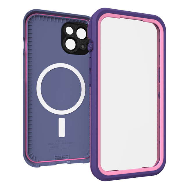Otterbox - Fre for MagSafe Waterproof Case Spunk (Purple) for iPhone 14 Plus