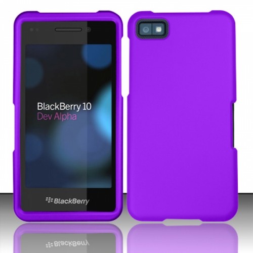 Caseco BlackBerry 10 Protective Case - Purple w/ Screen Protector