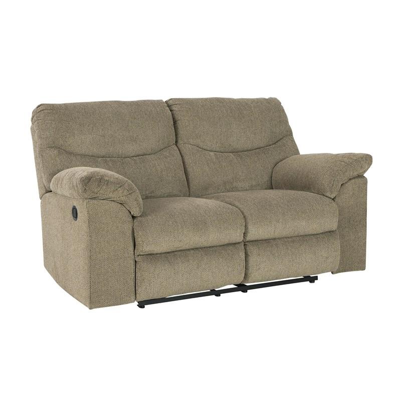 Signature Design by Ashley Alphons Reclining Fabric Loveseat