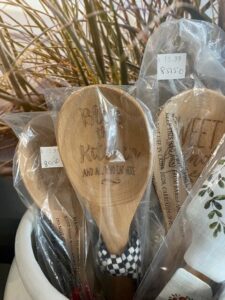 Red & Black Sentiment Spoon