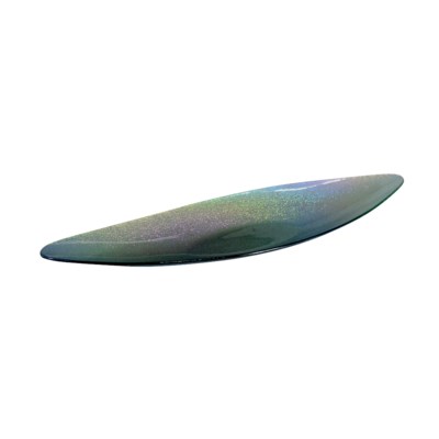 PLATE IRIDESCENT 46.5 X 14.5