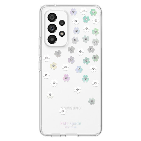 Protective Hardshell Case Scattered Flowers Iridescent for Samsung Galaxy A53 5G
