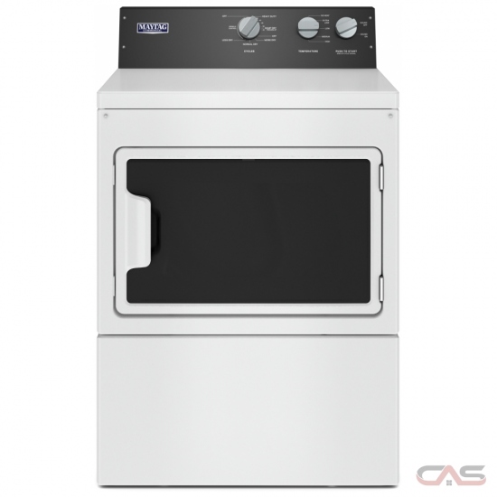 Maytag Commercial-Grade Electric Dryer, 27-inch Wide, 7.4 cu. ft. - White