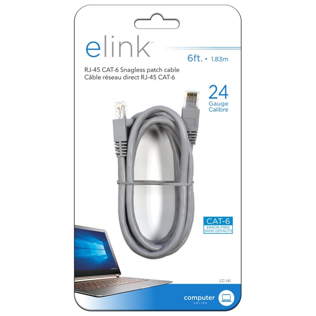 ELINK 6FT RJ-45 CAT6
