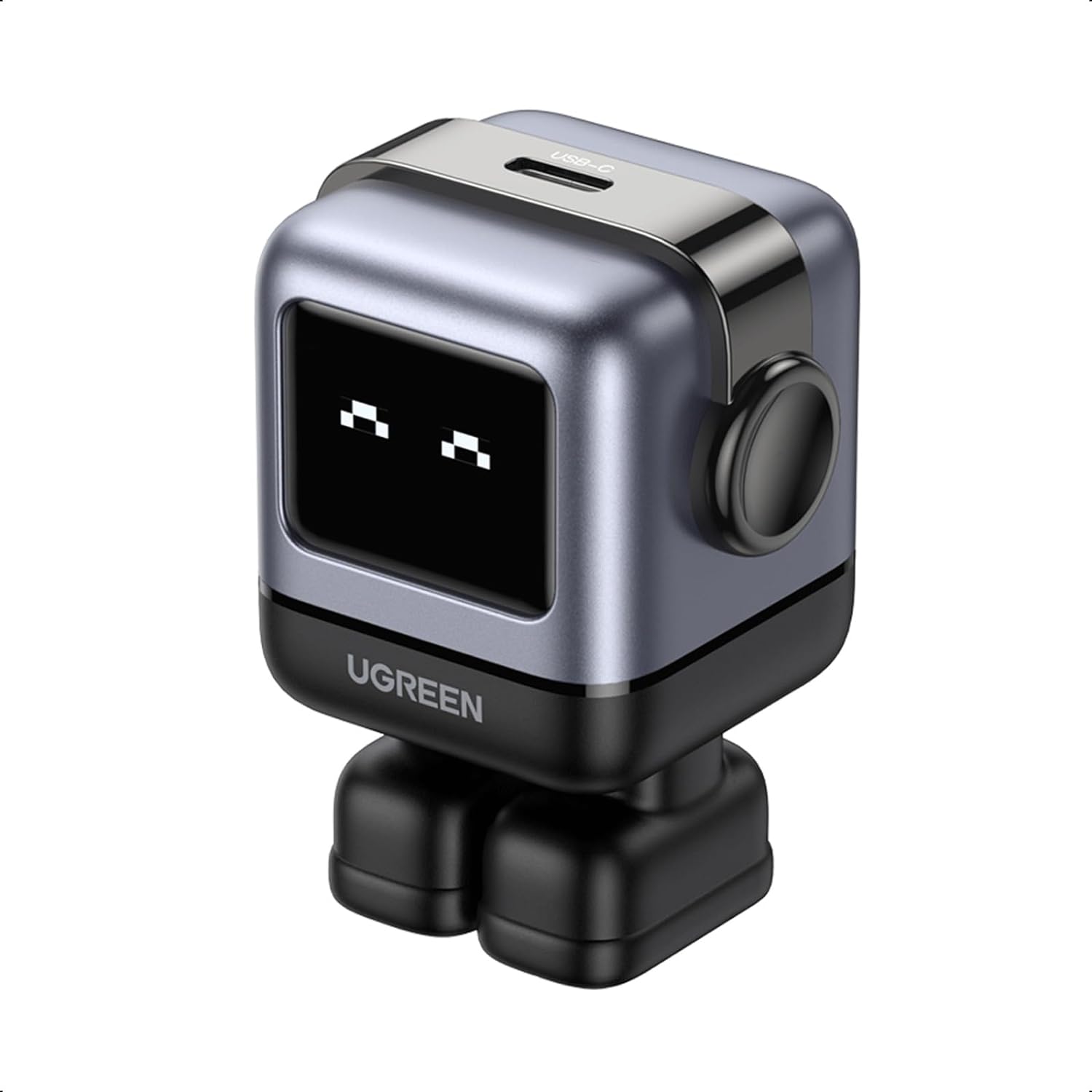 Nexode Robot 30W PD GaN Tech Charger - Grey