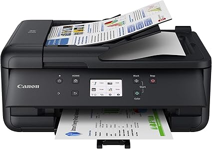 Canon PIXMA TR7620 Wireless Home Office All-in-One Inkjet Printer with ADF, Black