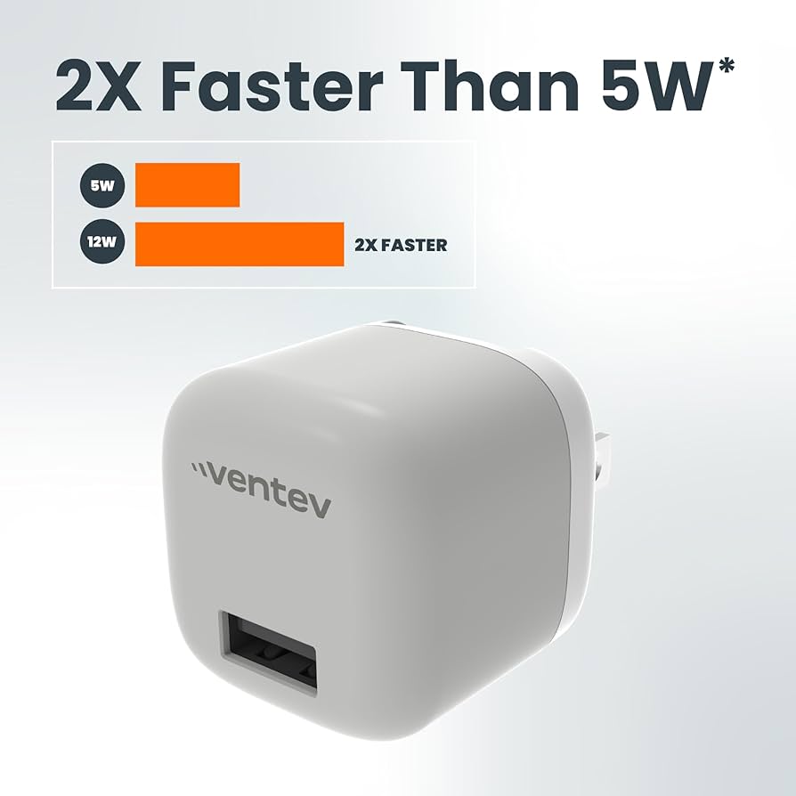 12W USB-A Wall Charger White