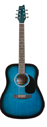 DENVER FULL SIZE STEEL STRING-BLUE