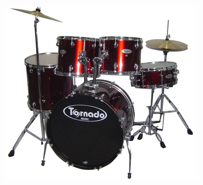 Mapex Tornado Drums Black