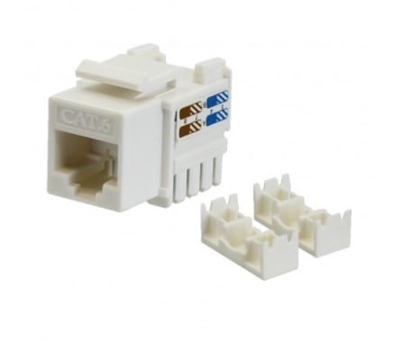 Techly Cat6 RJ45 Keystone White