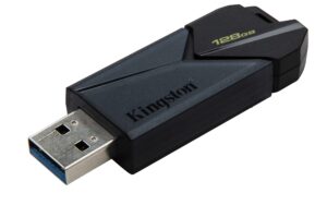 Kingston 128gb Portable USB 3.2 Gen 1 Data Traveler Exodia Onyx