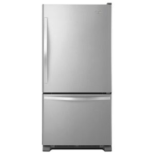 Whirlpool 30-inch W 19 cu. ft. Bottom Freezer Refrigerator - Stainless Steel
