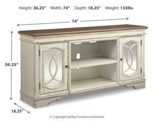Realyn XL TV Stand w/Fireplace Option