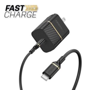 Premium Wall Charger 20W PD USB-C Black with USB-C 3ft Cable
