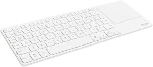 Rapoo E900T Multi-Mode Wireless Keyboard with Touchpad, White