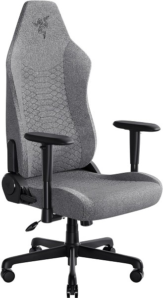 Razer Iskur V2X - Built-in Lumbar Support Gaming Chair (Razer Renewed) Grey