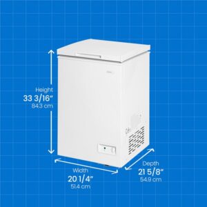 Danby 3.5 cu. ft. Square Model Chest Freezer in White