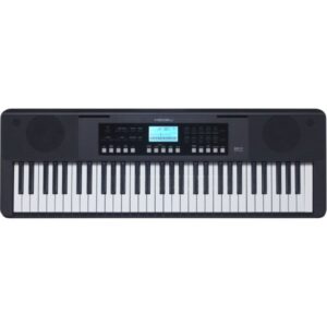 Nebula Series 61-Key Touch Sensitive Keyboard with USB Midi and Audio, Black
