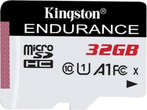 Kingston 32GB microSDHE Endurance 95R/30W C10 A1 UHS-I Card Only